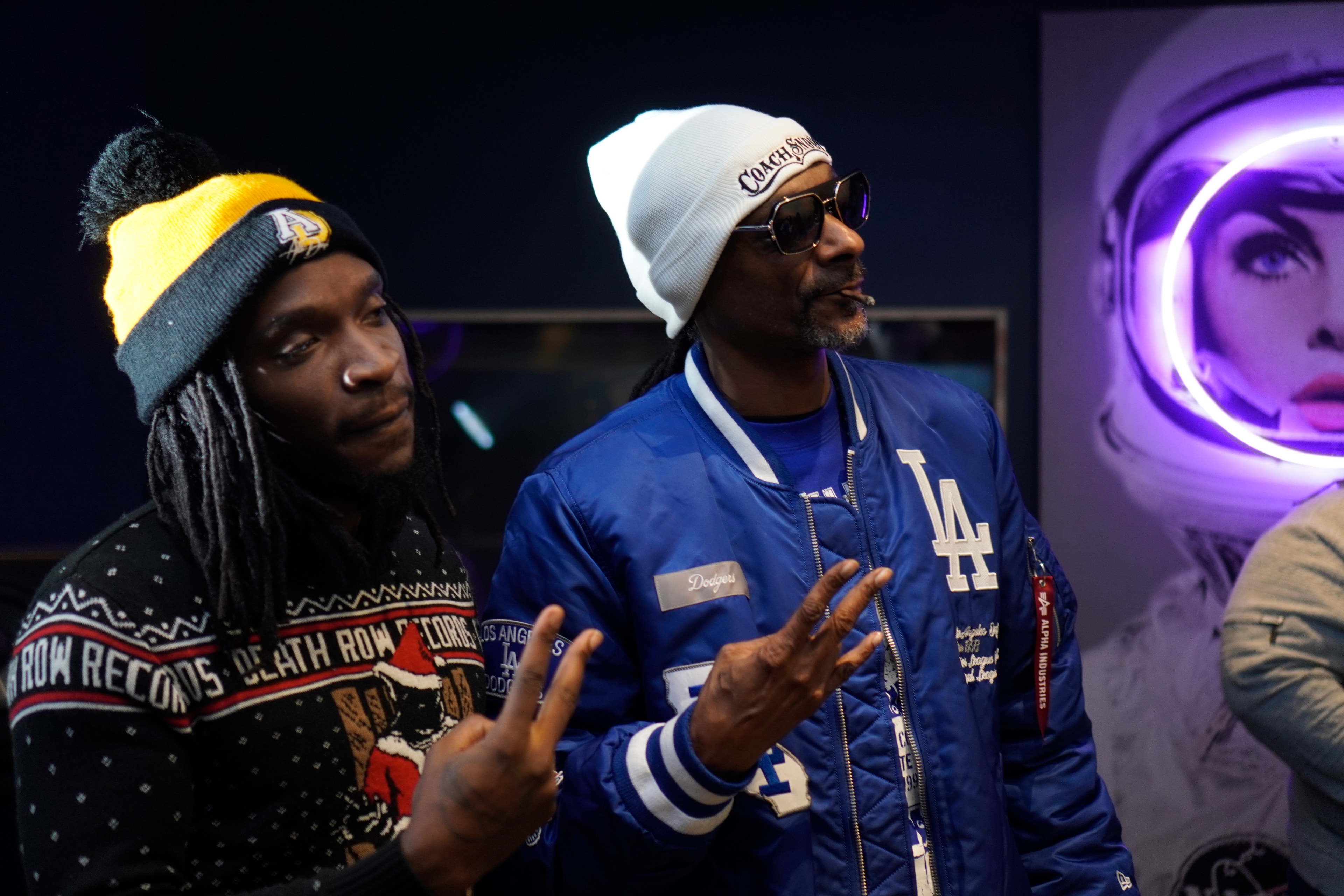 Snoop Dogg and I at The Content House