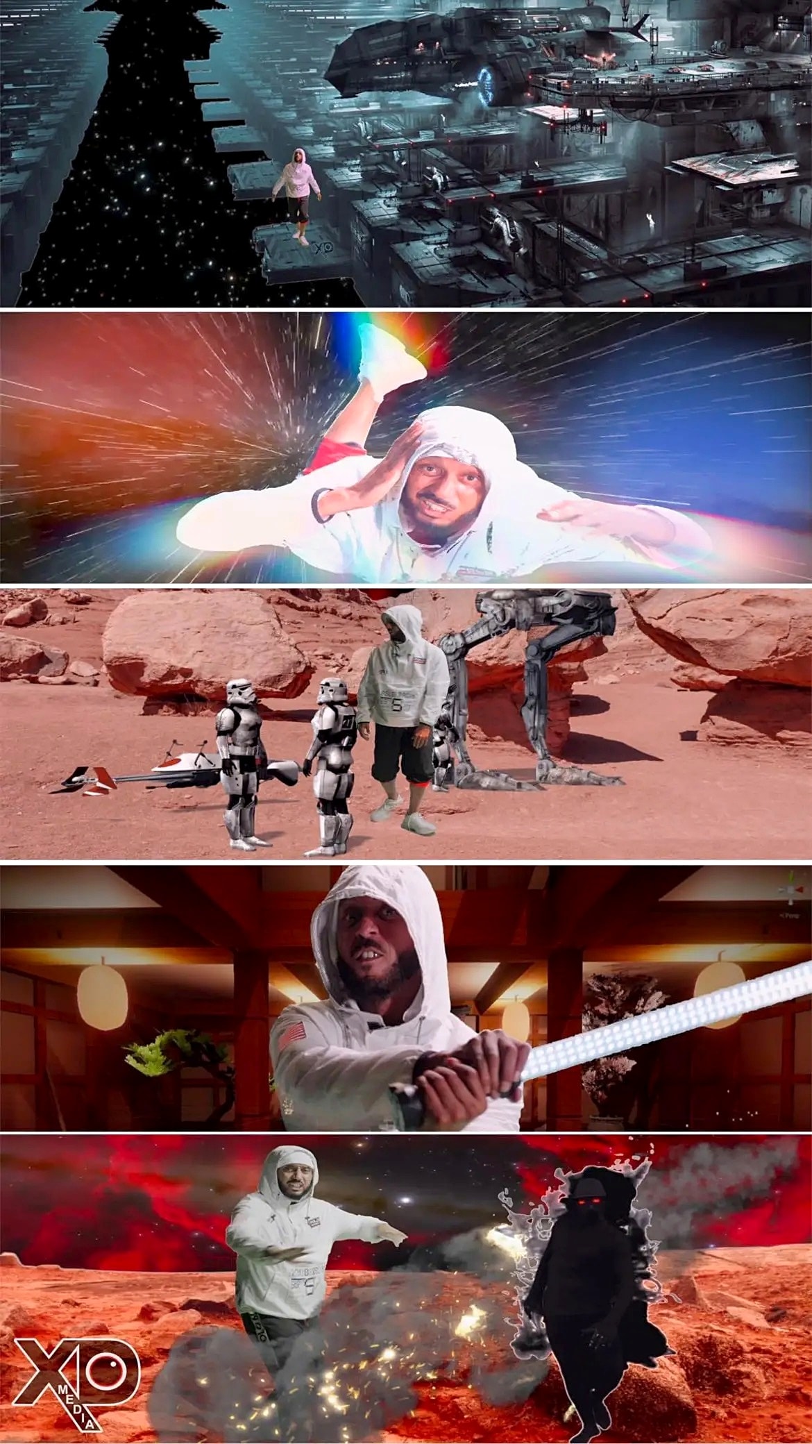 Muja Messiah green screen composite scenes